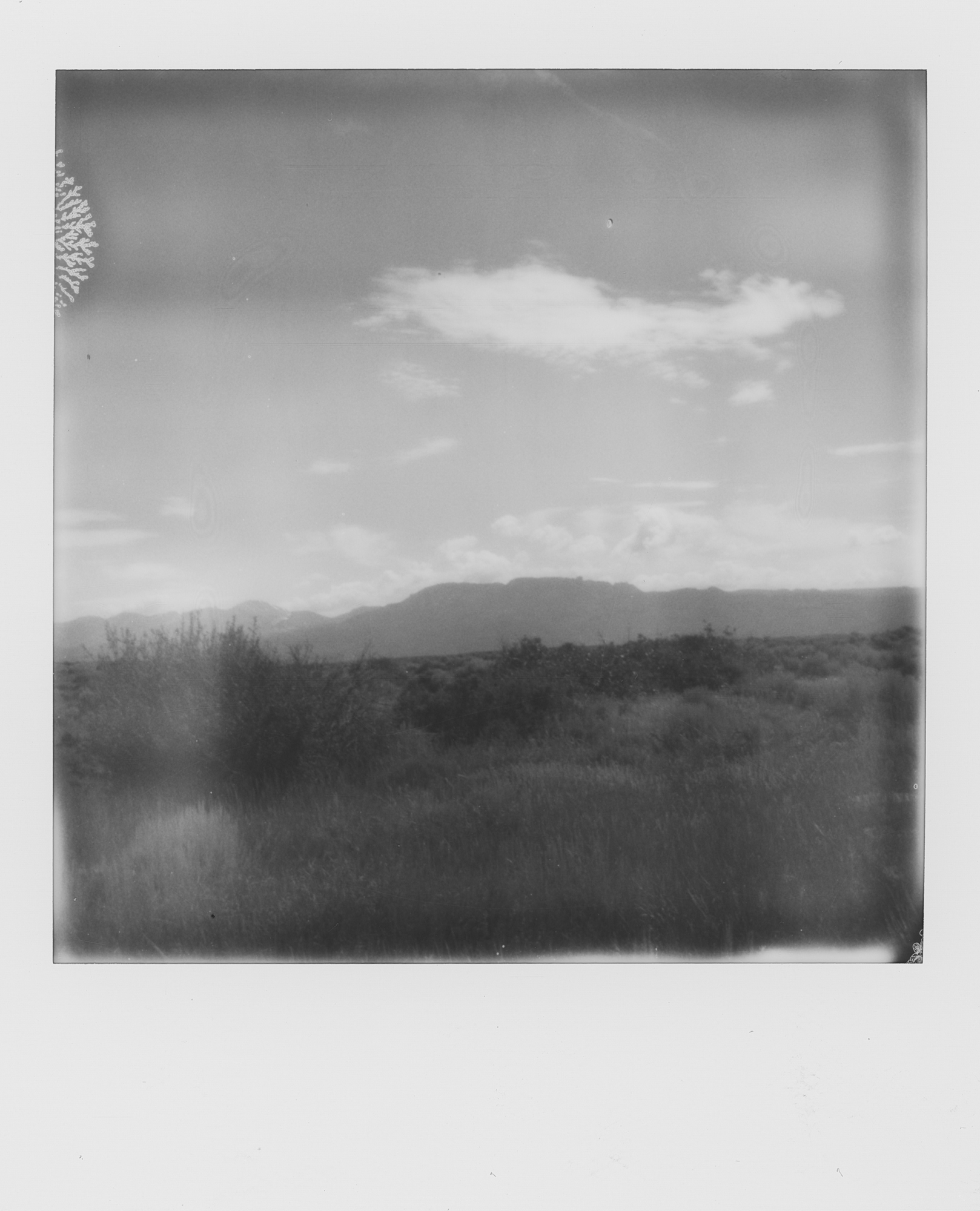 into the west Black Canyon of the Gunnison 2019 Polaroid b&w (3 of 7).jpg