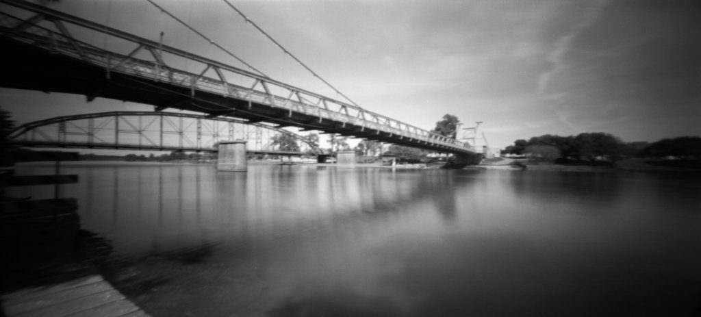 Downtown Waco through a Pinhole
